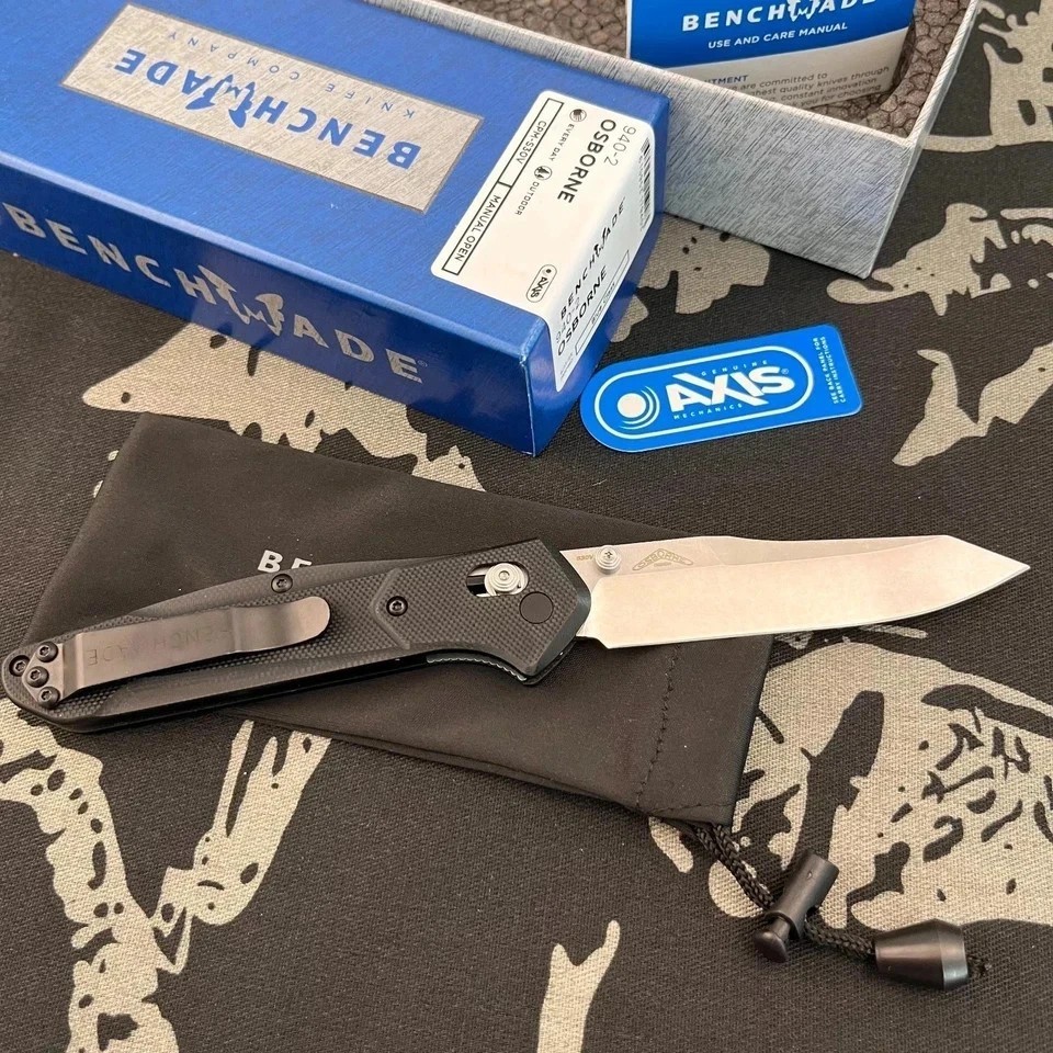Benchmade 940-2 Osborne S30V Stainless Steel Black G10 Handle Folding Knife
