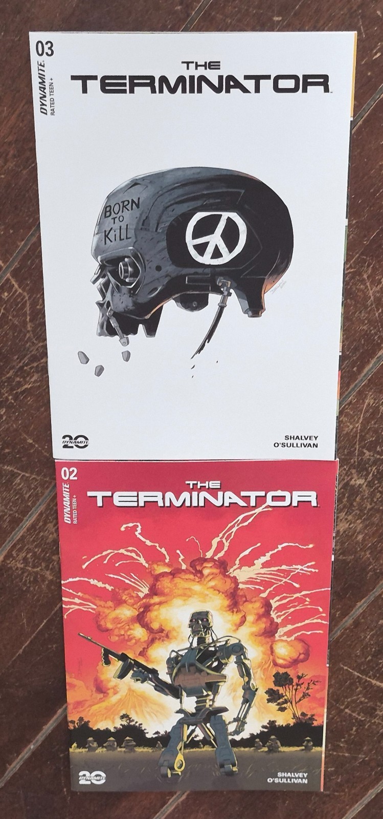 The Terminator #02 & #03 by Declan Shalvey & David O’Sullivan, (2024, Dynamite)