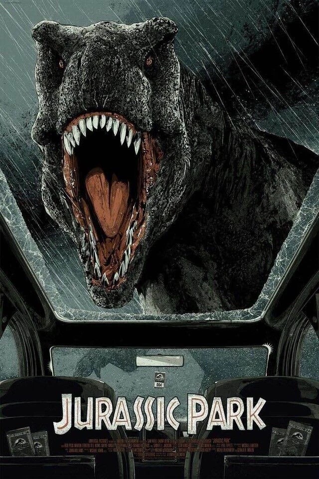 Jurassic Park by Kako Ltd Edition 78/275 Poster Print Art Mondo Movie Brand New
