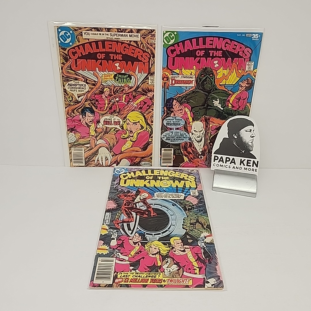 Challengers of the Unknown Lot 82 84 87 DC Comics Reader Copies
