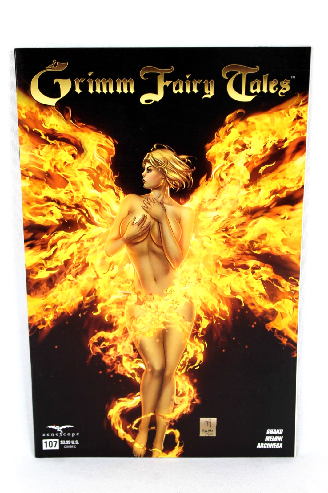 Grimm Fairy Tales #107 Burn Your Life Down Mike Krome Cover C 2015 Zenescope F-