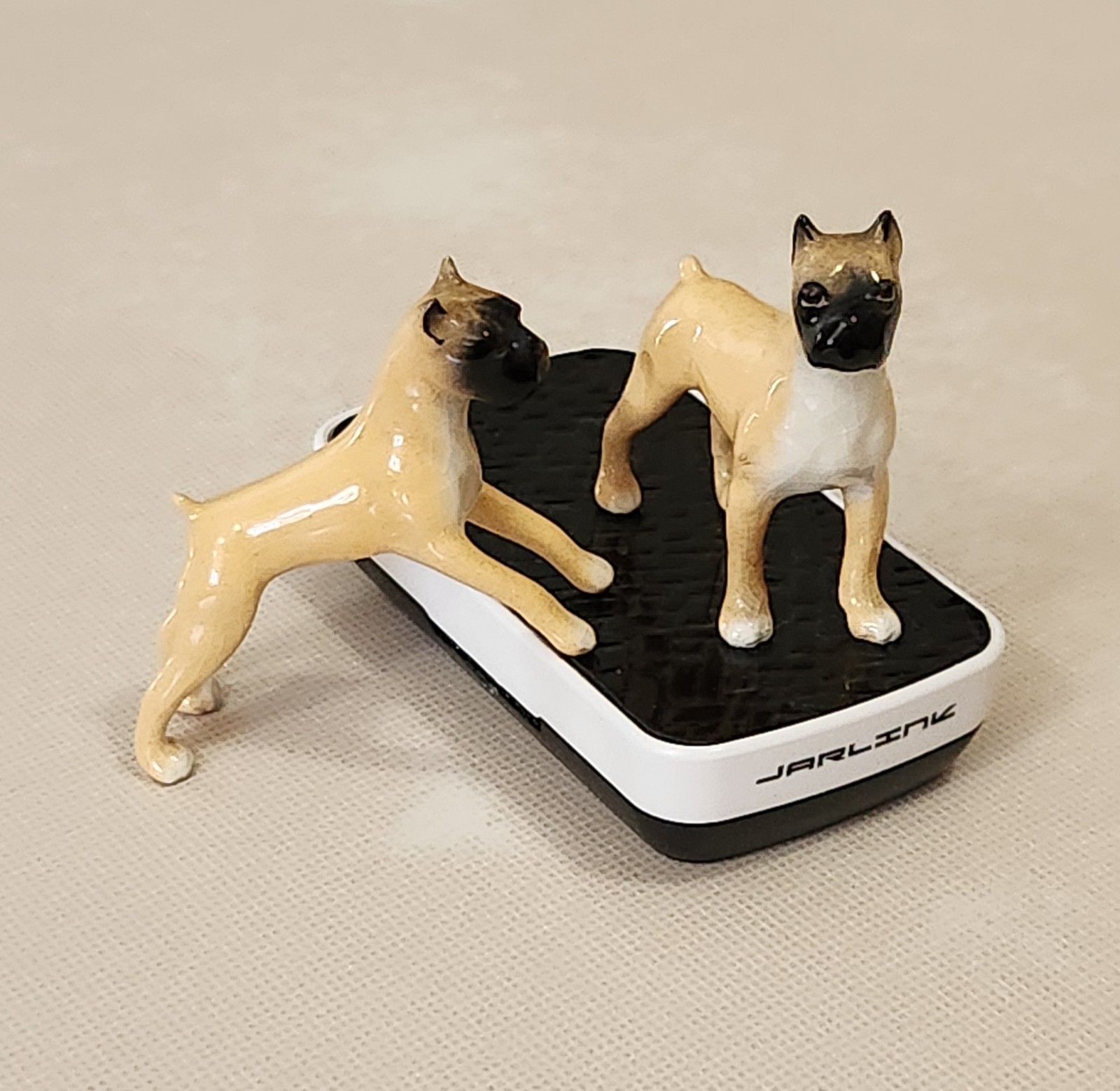 HR Hagen Renaker Miniature Boxer Dog Figurines Monrovia 1951-52 Blond/Fawn