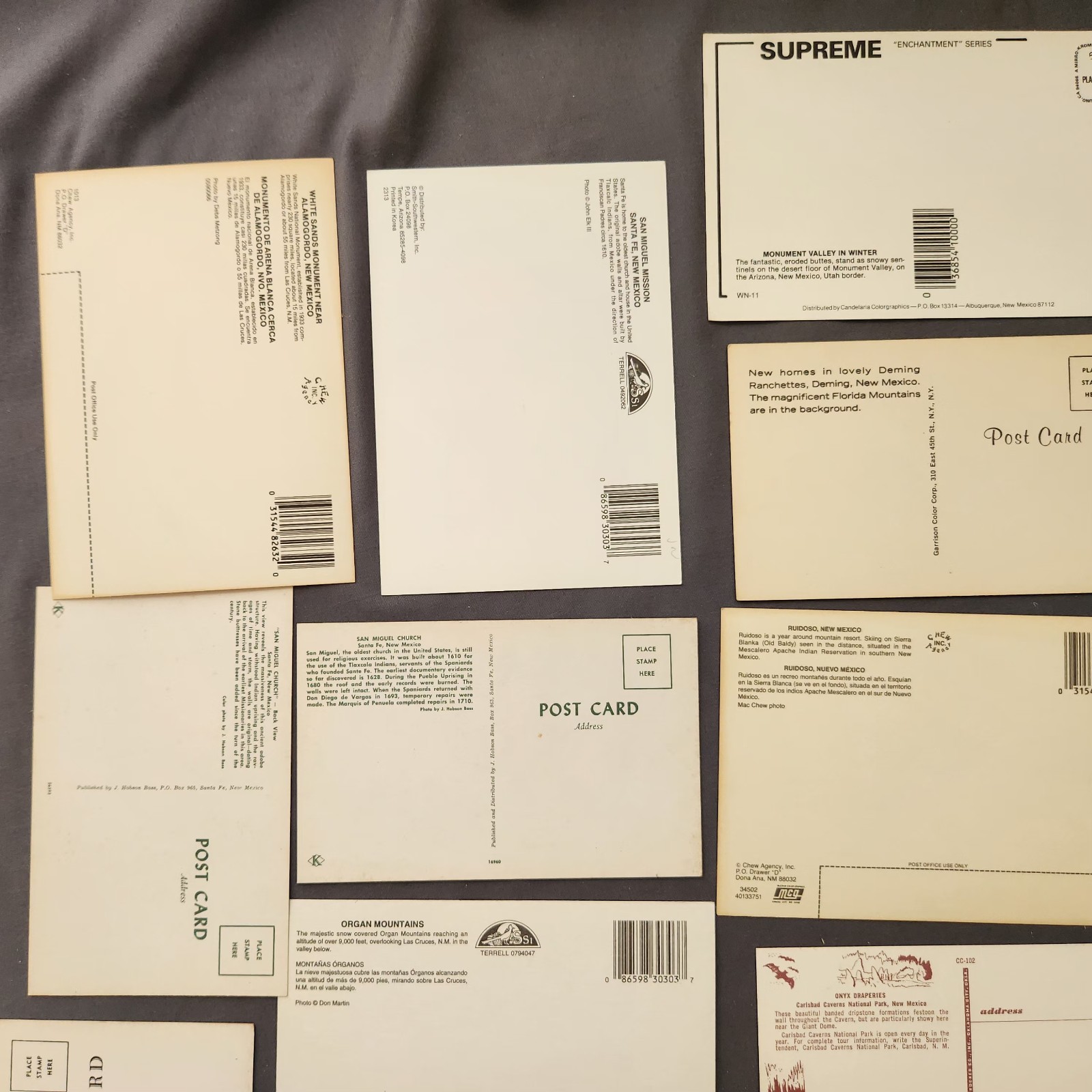 Lot of 27 NEW MEXICO Postcard Wildlife Nature Cities Landmark 1970-2000’s Mix