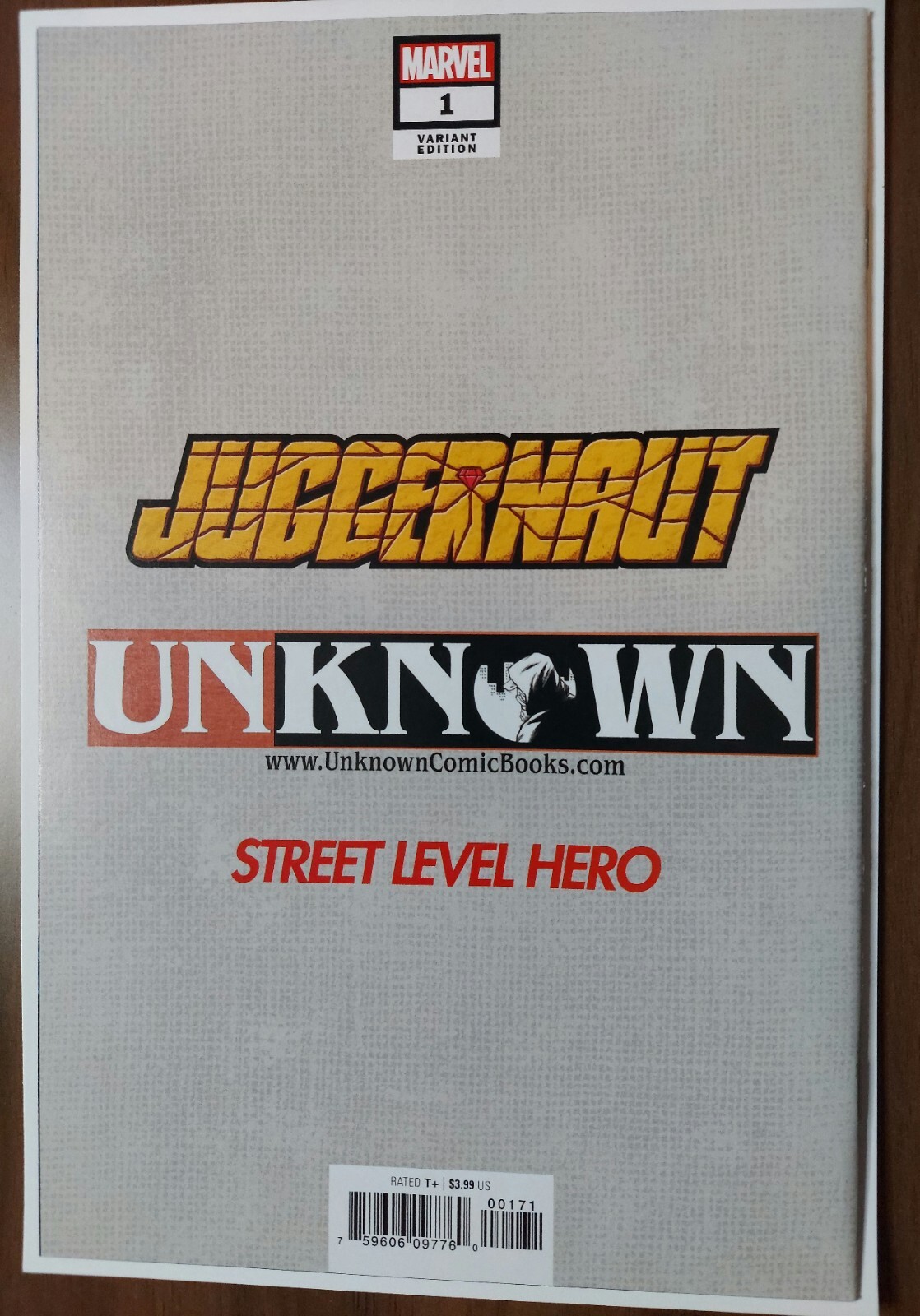 Juggernaut #1 Unknown Comics Mico Suayan 2020 Exclusive Variant Free Shipping