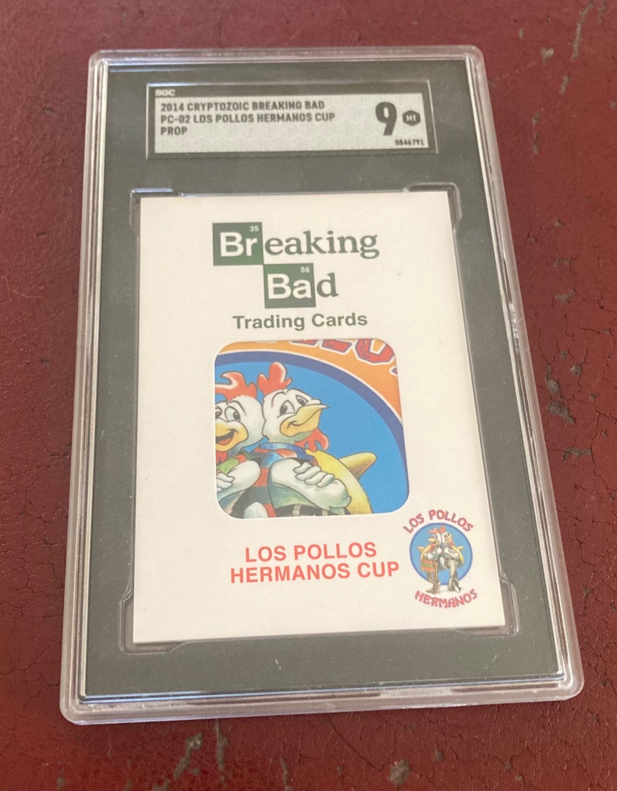 BREAKING BAD Cup Prop SGC 9 2014 Cryptozoic Los Pollos Hermanos PC-02 Best eBay