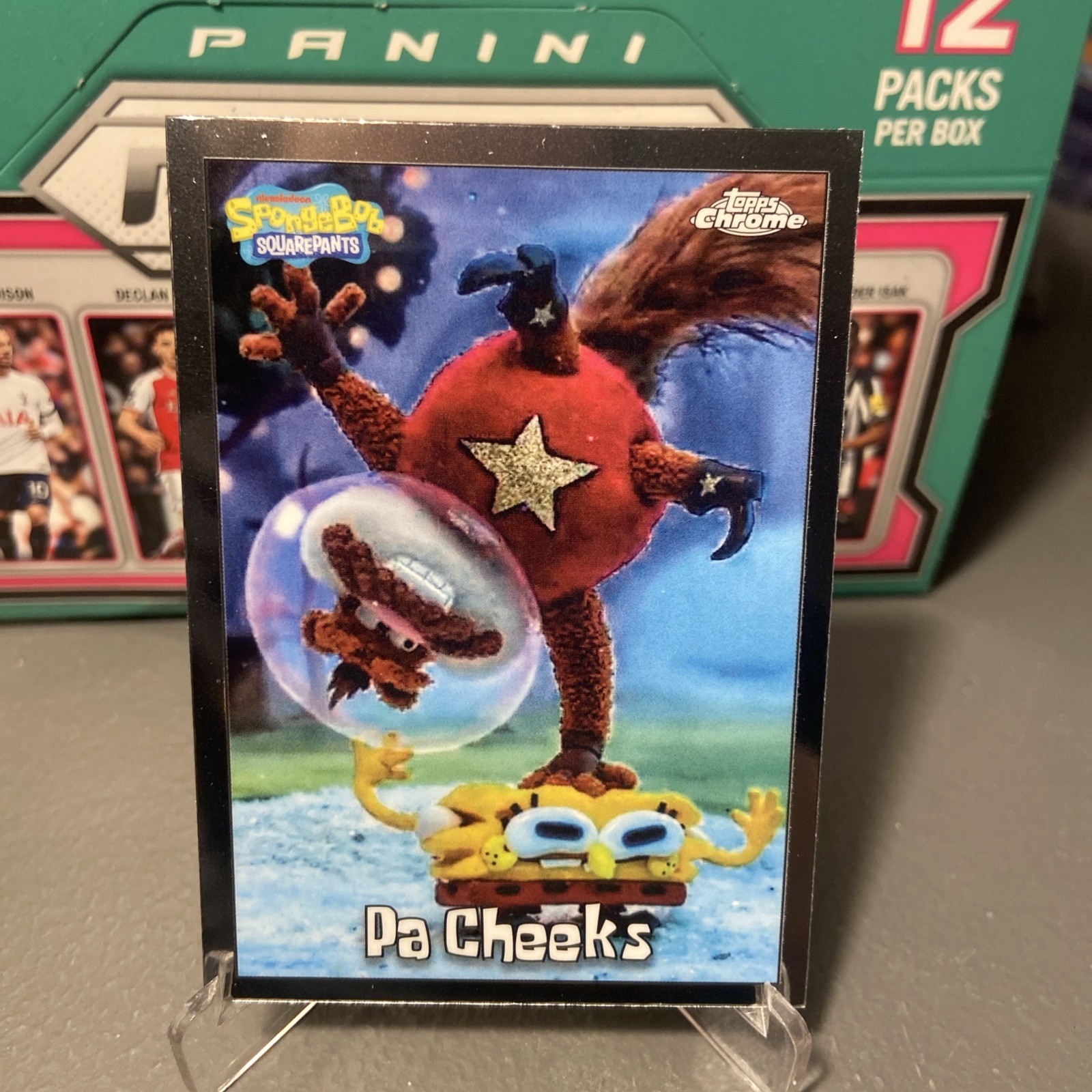 2025 Topps Chrome SpongeBob SquarePants 25th Anniversary Pa Cheeks #113