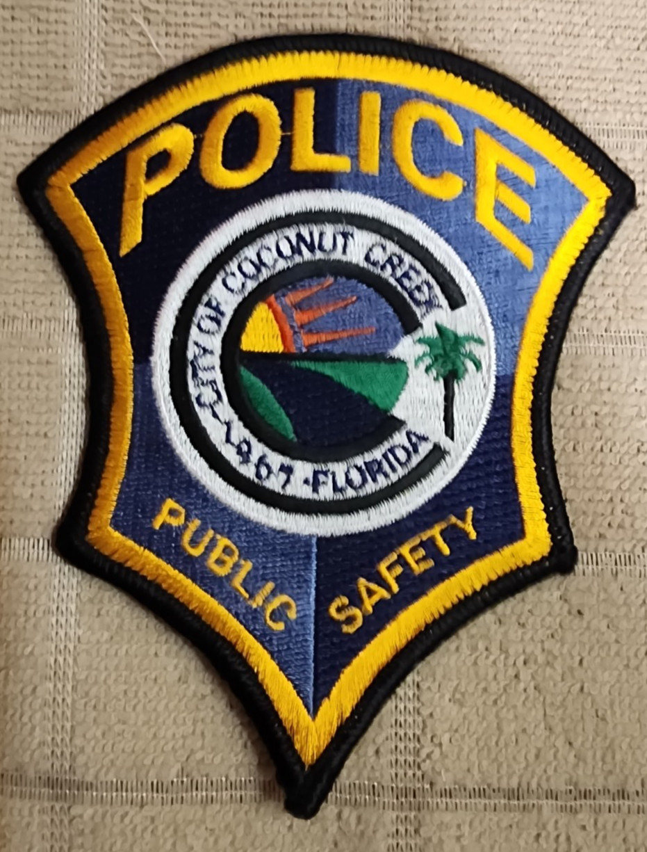 FL City of Coconut Creek Florida Police Departmet Shoulder Patch