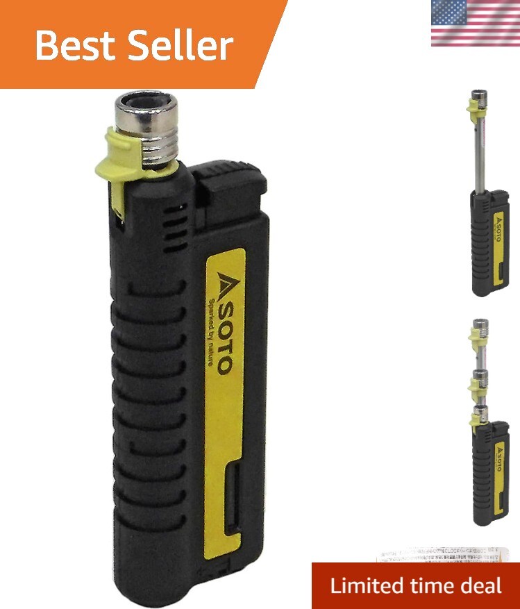 Wind-Resistant Refillable Torch Lighter – Perfect for Camping and DIY Projects
