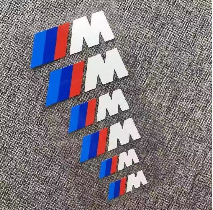 6pcs Car Brake Caliper Sticker Heat Resistant Decals for BMW