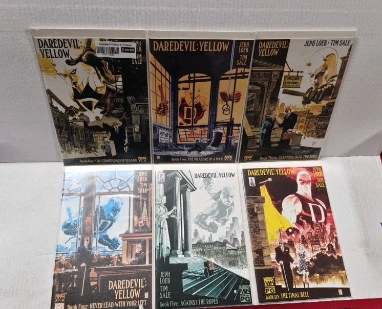 DAREDEVIL: YELLOW * Complete Series 1-6 * Tim Sale / Jeph Loeb * 2002