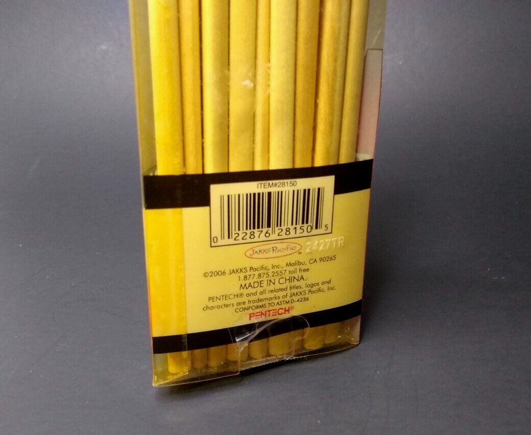 Unsharpened Pentech Pure Triangular No 2 Lead Pencils, Real Wood, Lot of 23, NIB