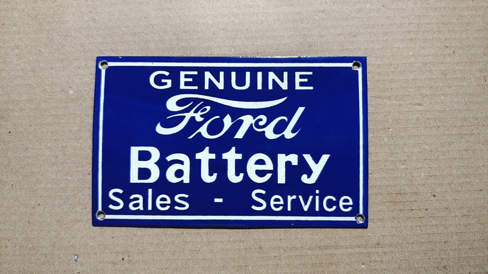 Porcelain Ford Enamel Sign 8 x 5 Inches