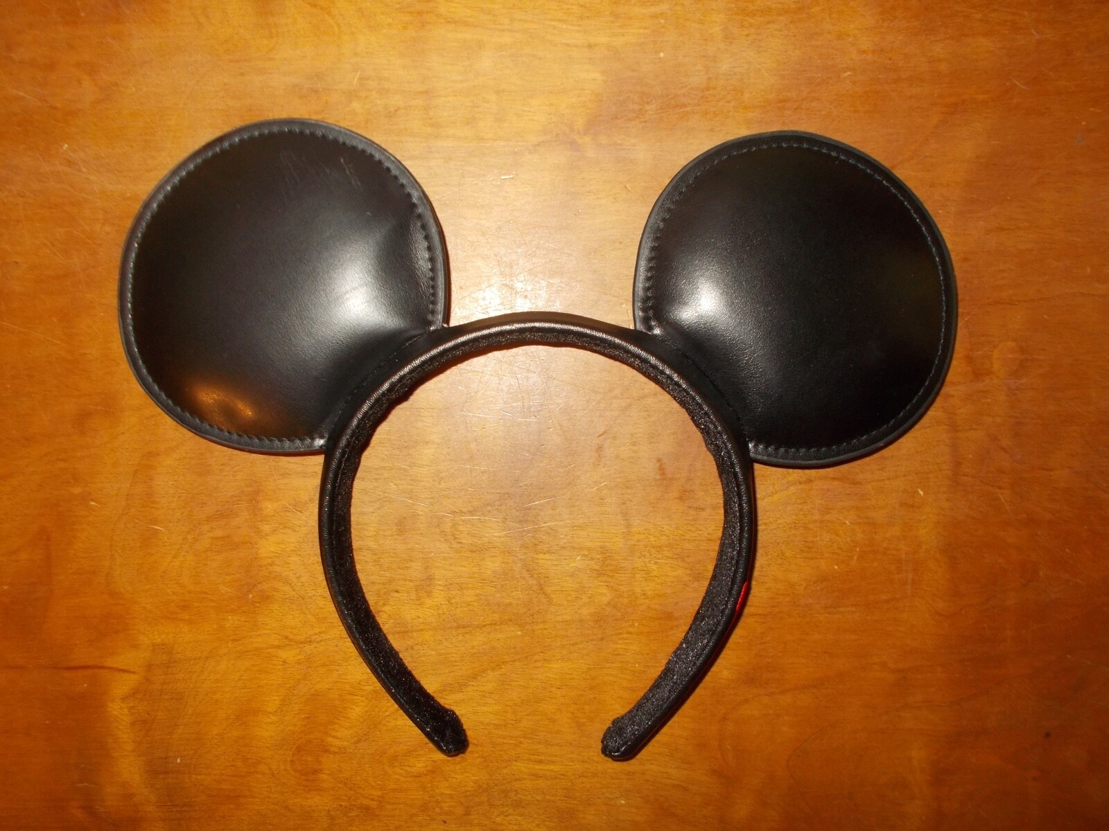 Disney Parks Mickey Mouse Black Vinyl Ears Headband