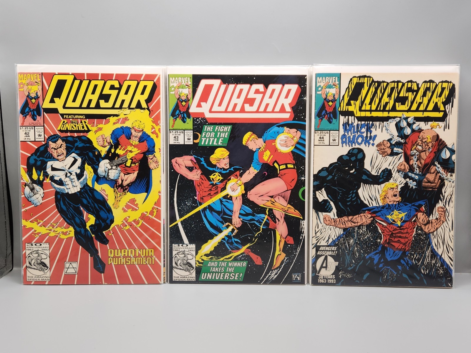 Quasar #1-60 Incomplete Lot Of 48 Marvel Comics 1989/Free Shipping