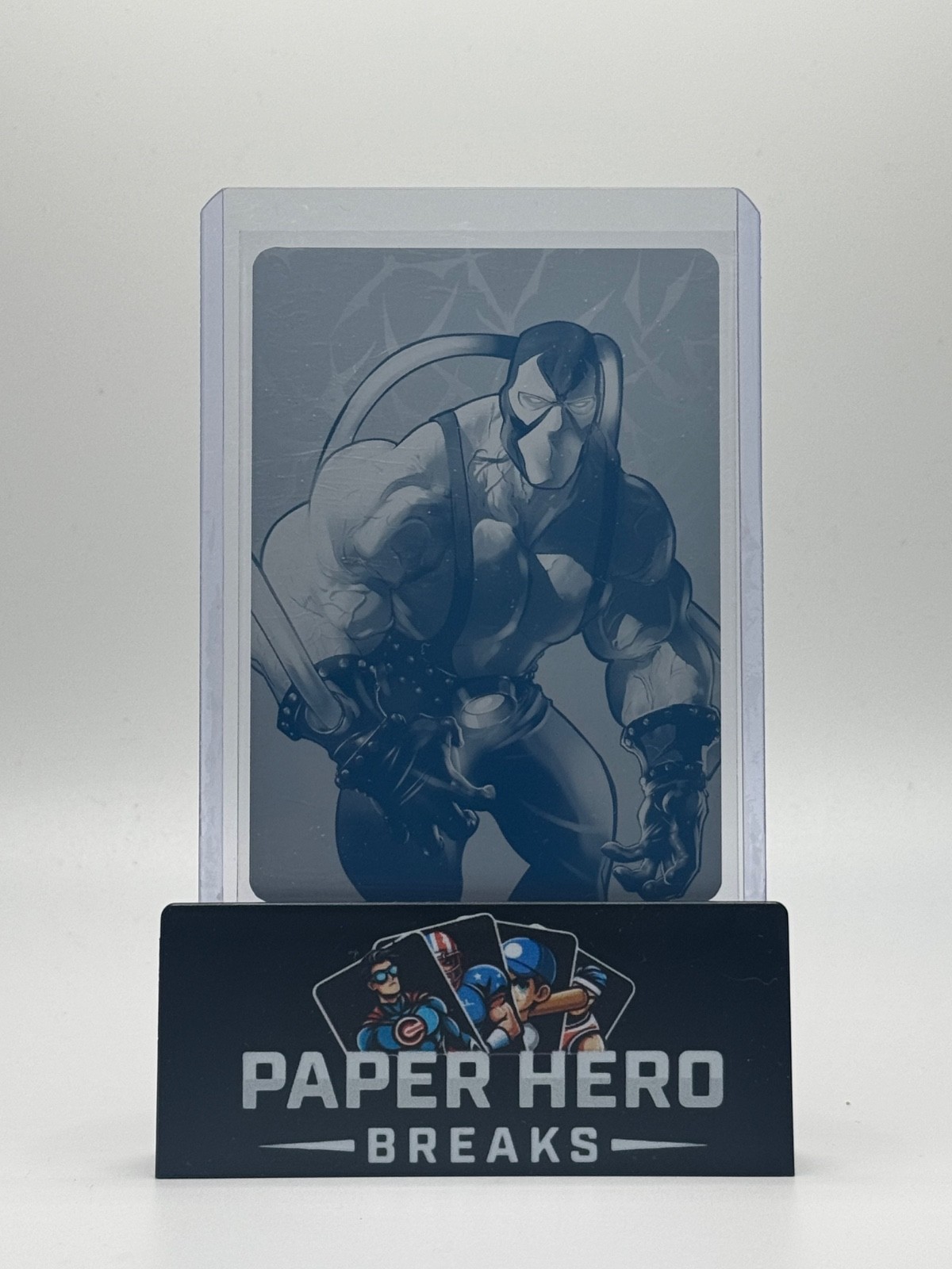 BANE 2025 Batman Metal Universe Skybox Premium Cyan Printing Plate 1/1