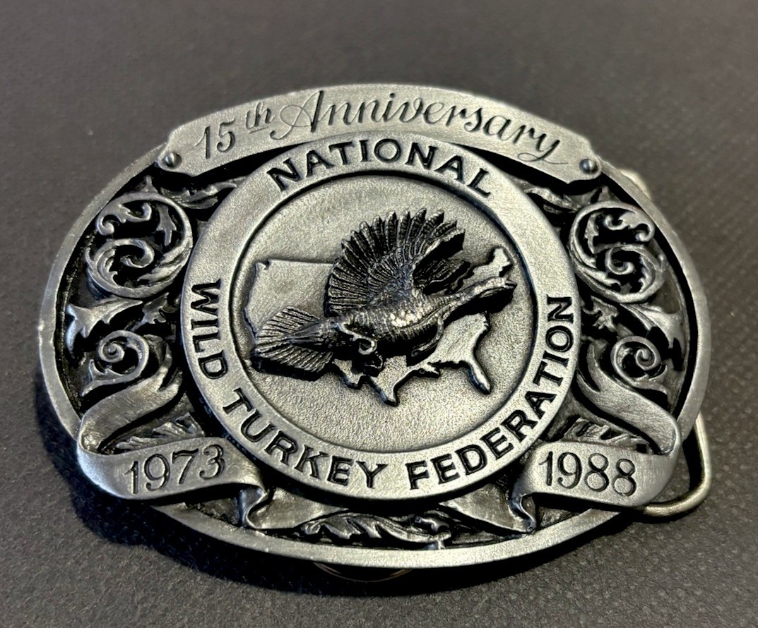 National Wild Turkey Federation 15th Anniversary Limited Edition Belt Buckle