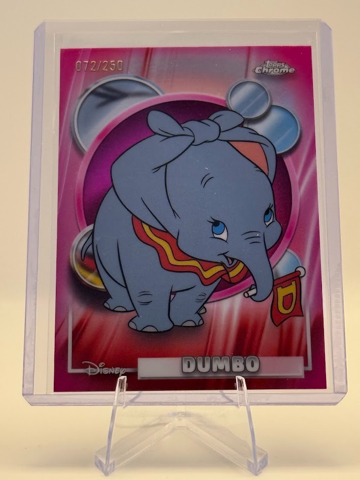 2026 Topps Chrome Disney Dumbo Pink Refractor #85 72/250