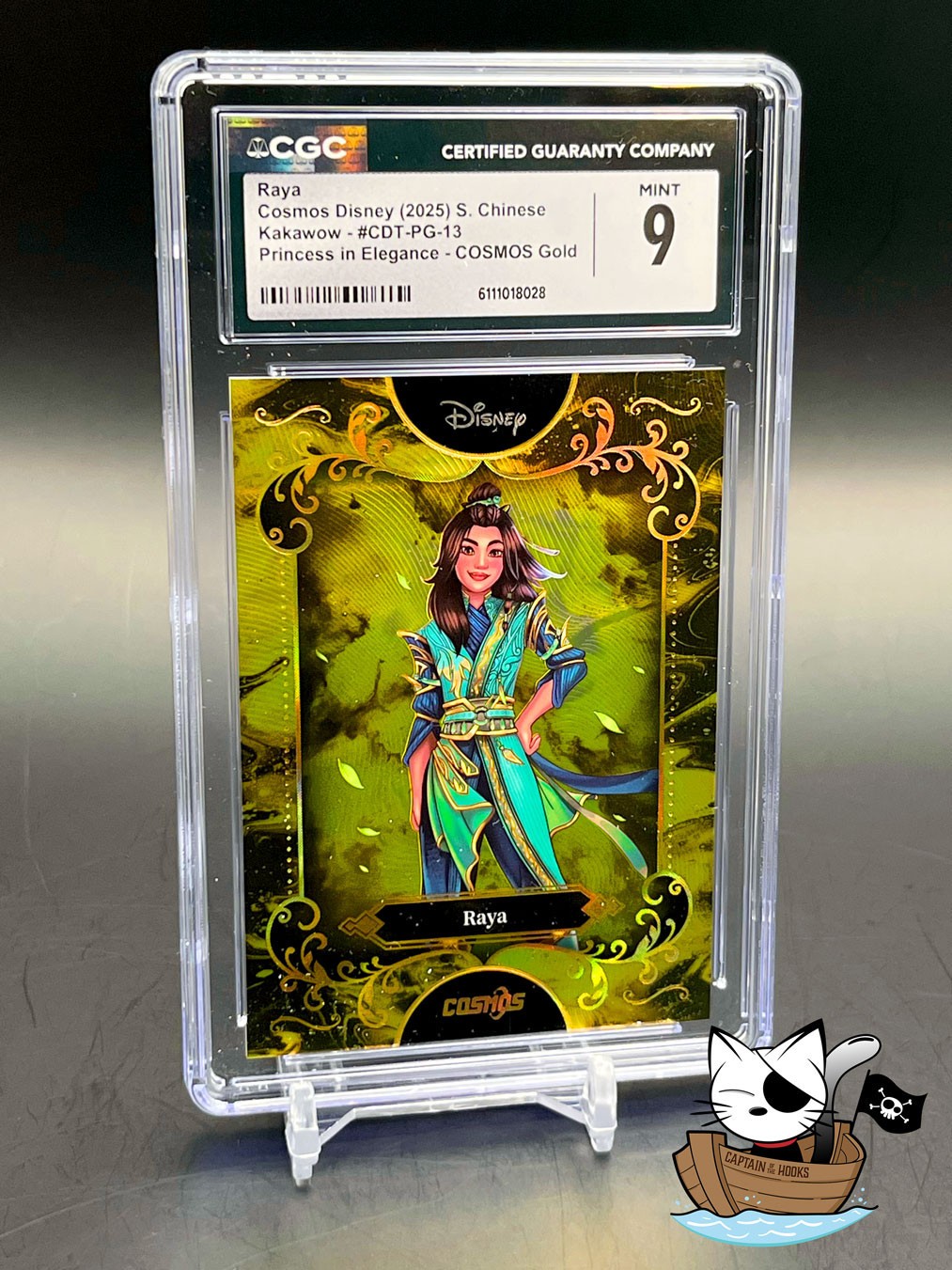 2025 Kakawow Cosmos Disney Princess in Elegance Gold CDT-PG-13 Raya 3/10 CGC 9