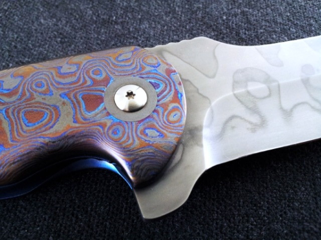 Functional Art: Burchtree Bladeworks Persian Custom Knife in ZirCuTi and Hamon