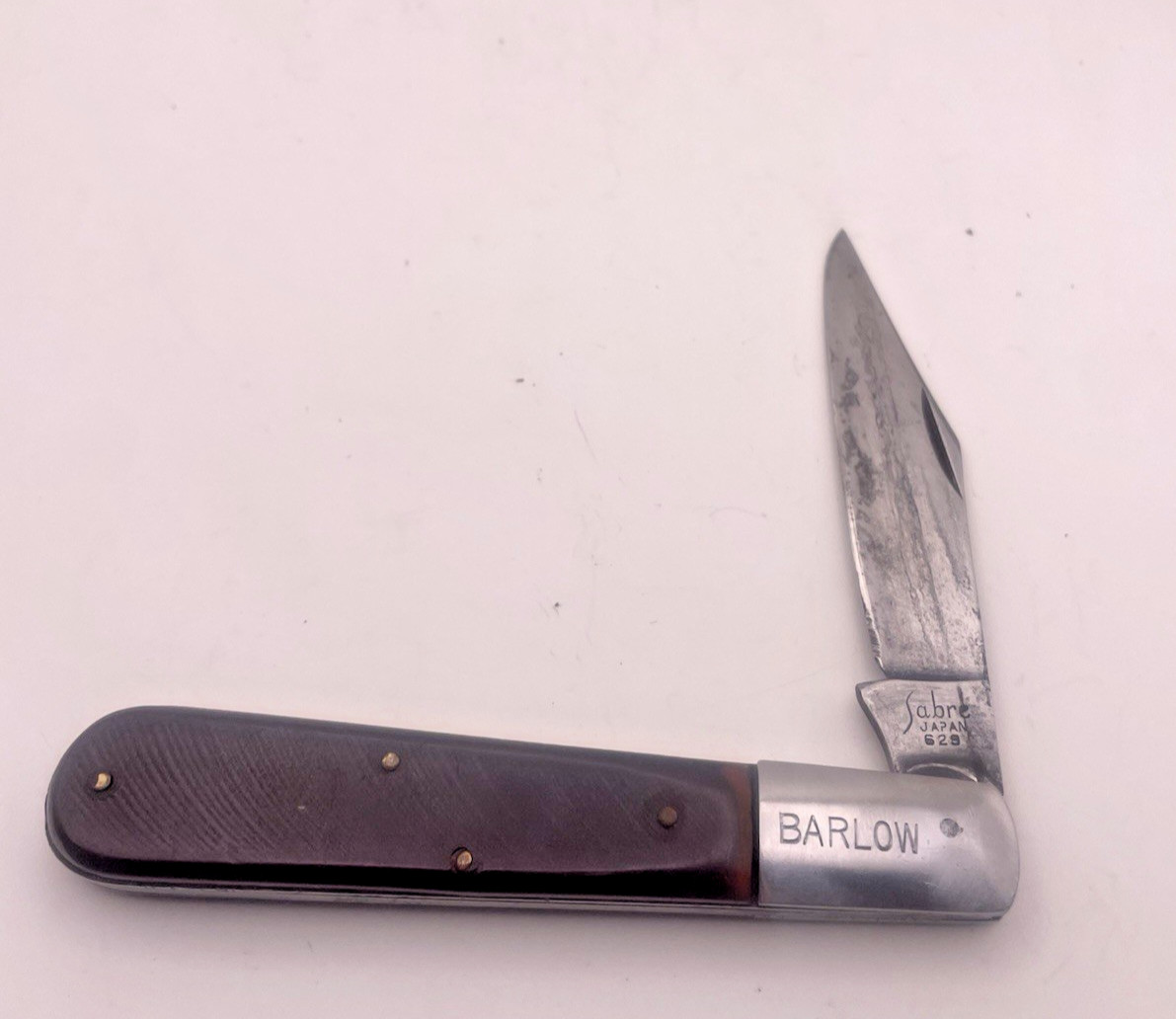 Sabre Japan 629 Daddy Barlow Folding Knife Large Wood Handle