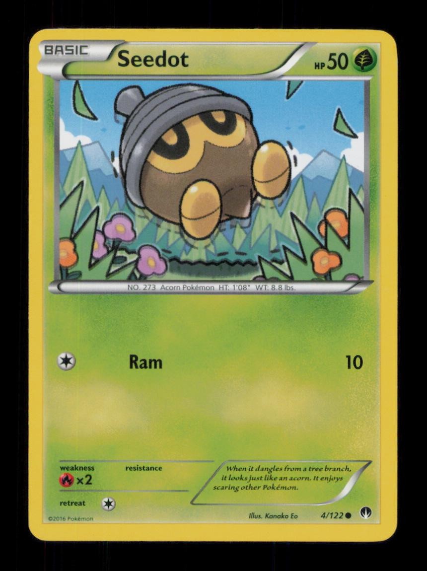SEEDOT COMMON 4/122 LP POKEMON
