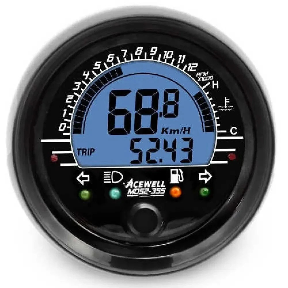ACEWELL genuine multifunction digital meter MD052-353 Bike meter φ52 New