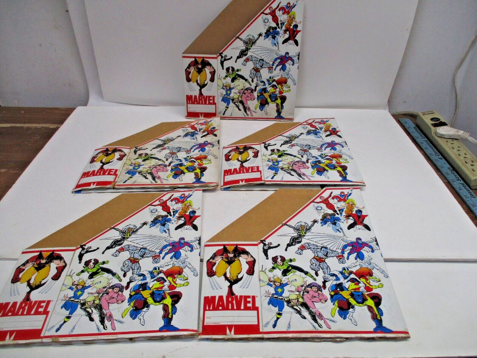 1990 MARVEL Comics (1) STORAGE FILE Cardboard BOX Vintage Supplies CM2762