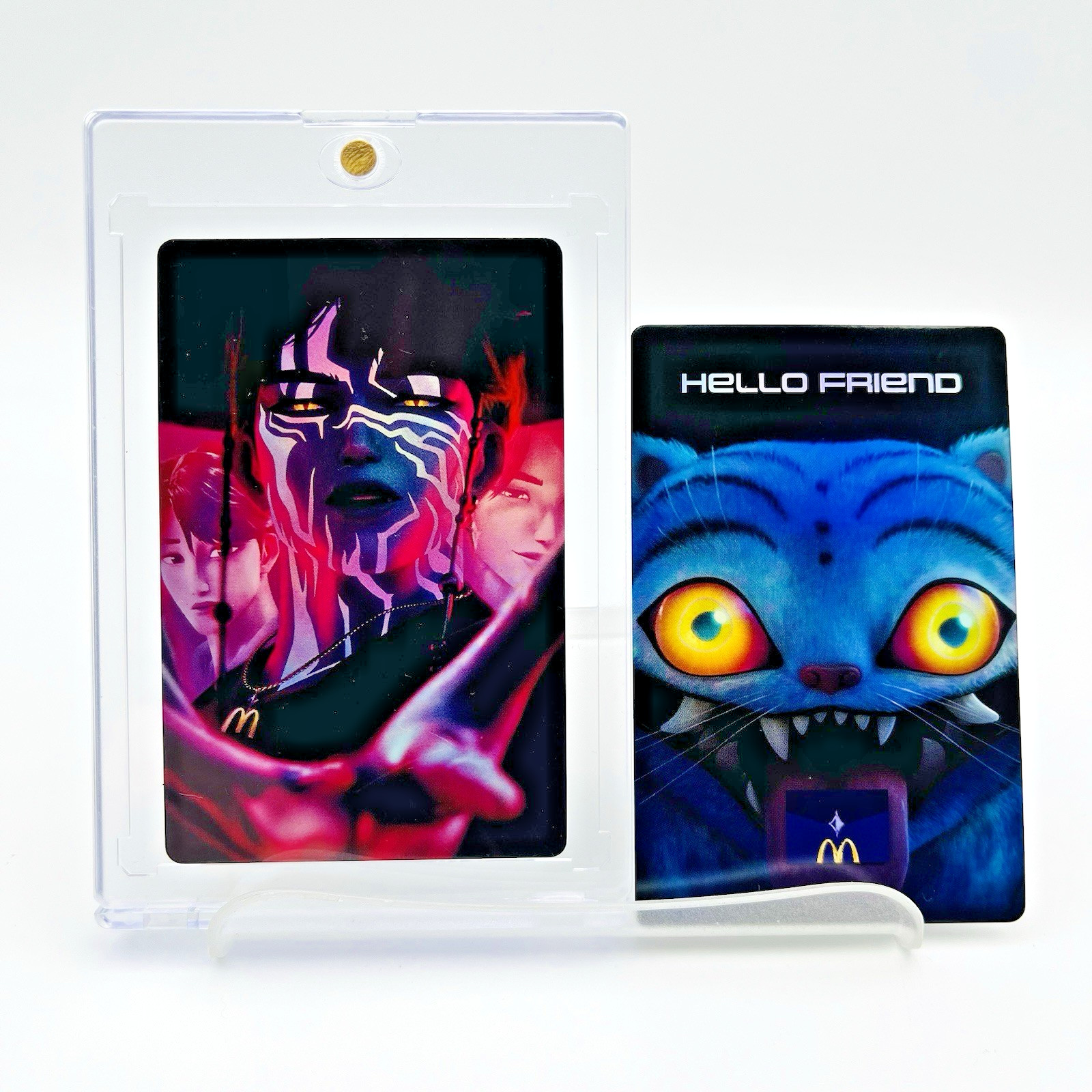 KPOP Demon Hunters – Saja Boys Jinu Demon Rare Holofoil McDonald’s Promo w/ Code