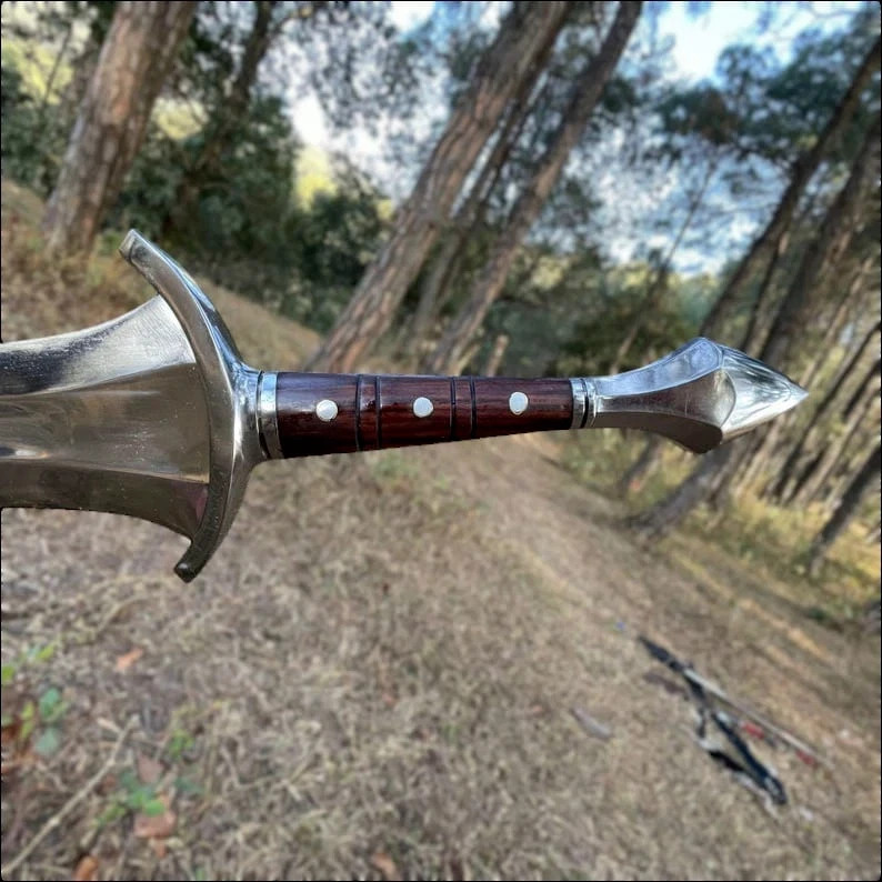 Custom Handmade Survival Viking Sword | 34” Carbon Steel Blade | Hunting Sword