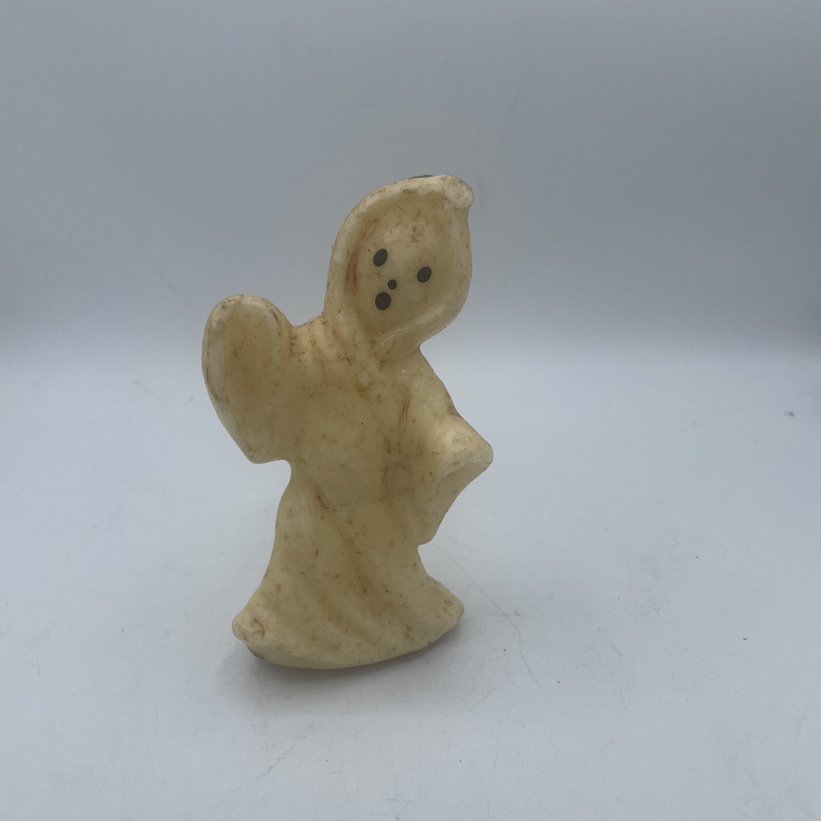 Vintage Scream Ghost face Halloween Candle Spooky Haunted Estate Clean Out Find