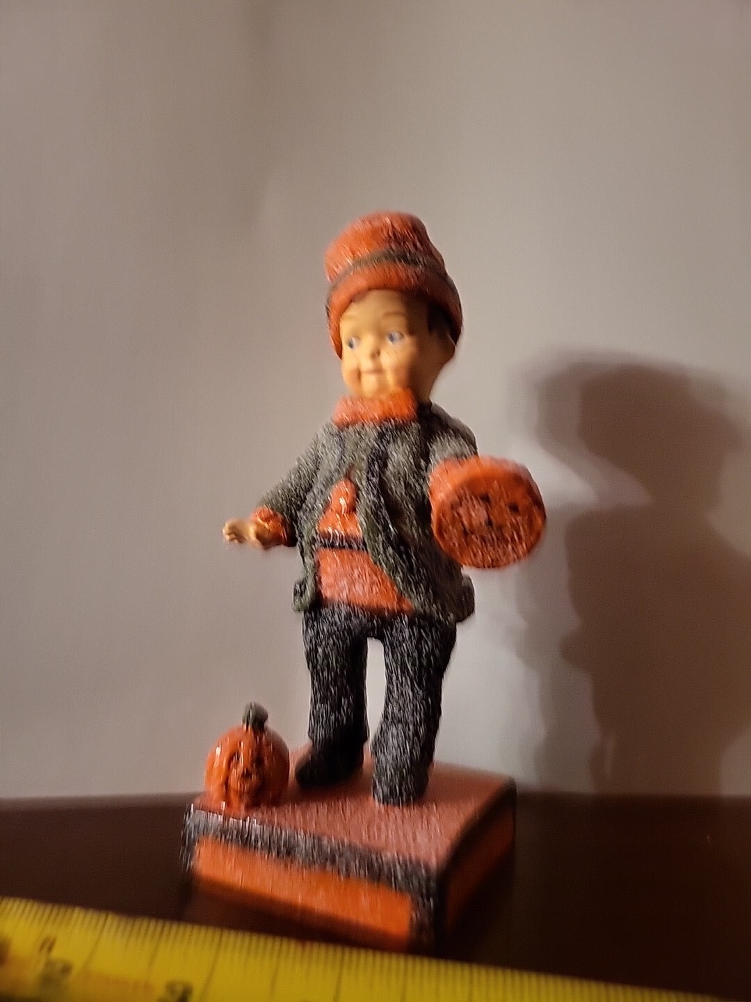 Margaret Haire KITSCHY Halloween Barnaby’s Bowtie Figurine, Fall Art