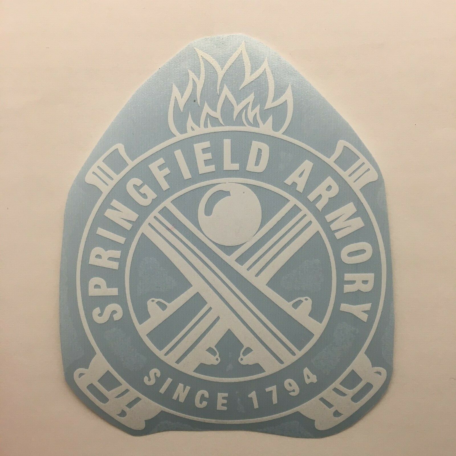 Springfield Armory Logo Die Cut Vinyl Sticker Patriotic Gun USA America Marines