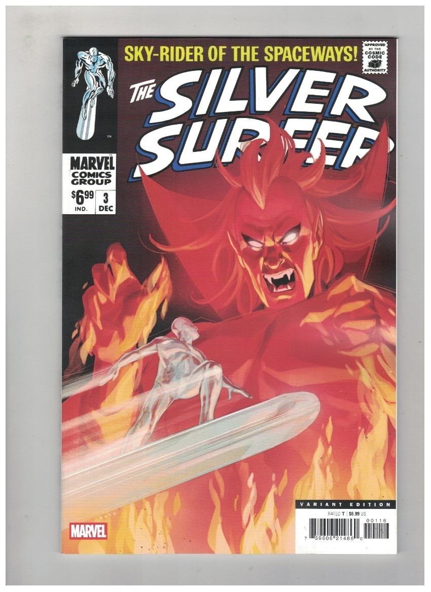 SILVER SURFER #3 FACSIMILE EDITION PHIL NOTO RATIO VARIANT COVER – 2026 – 1/25
