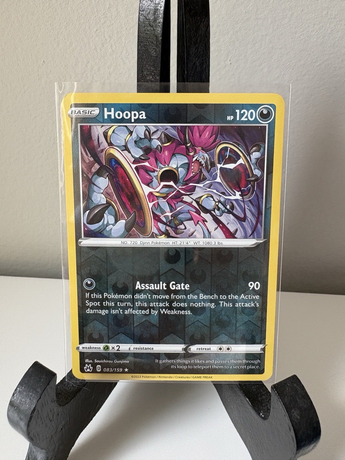 Hoopa Reverse Holo 83/159 Pokémon TGC Crown Zenith NM