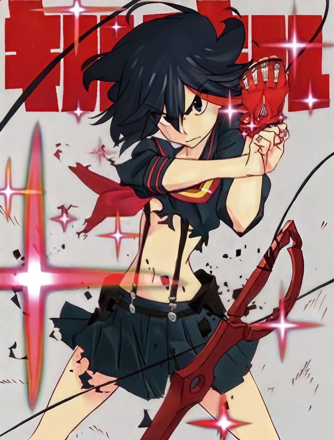 Kill La Kill Poster Ryuko Matoi 10×14 Inches Life Fibers Anime Print