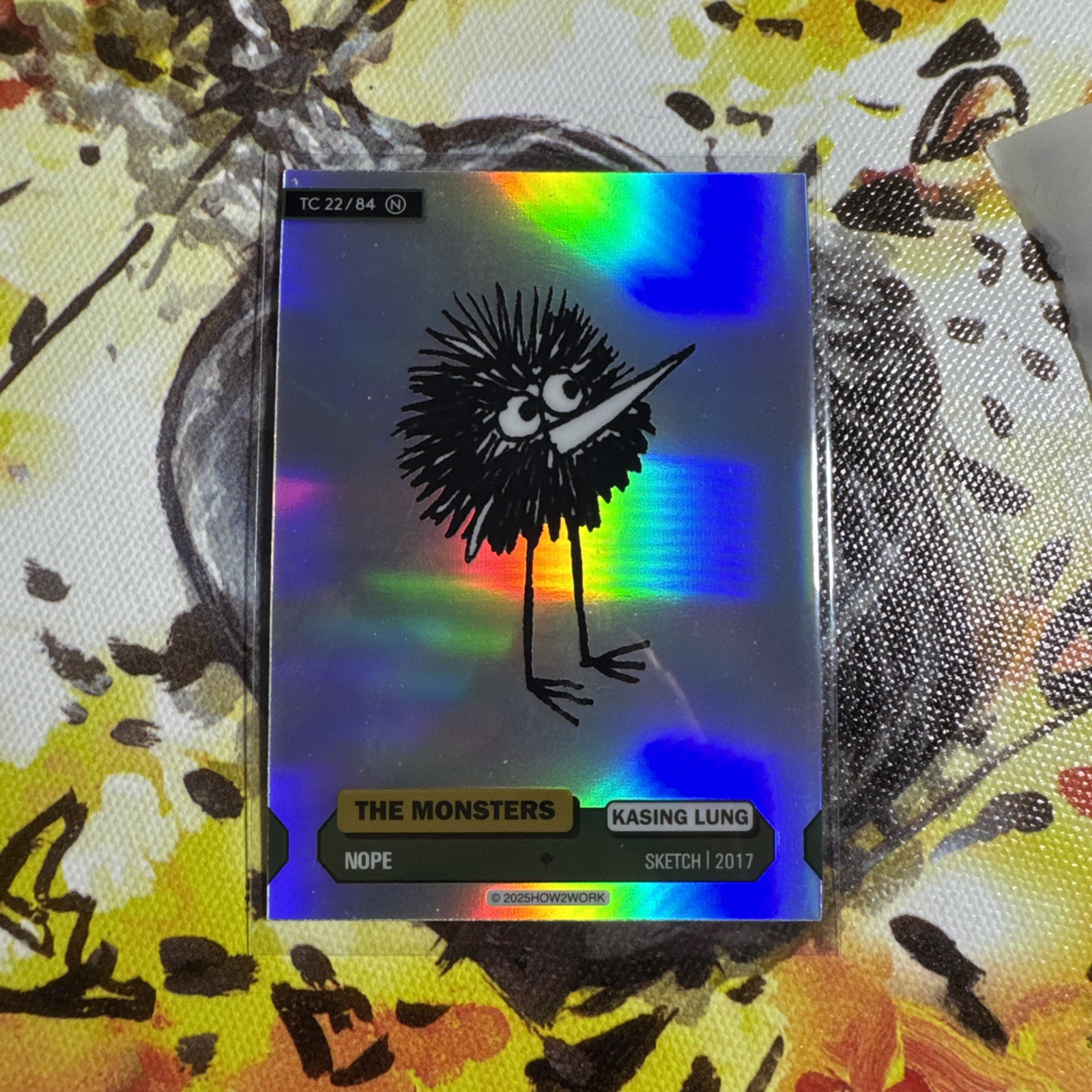 2025 How2Work THE MONSTERS Series 3 Trading Card NOPE 22/84 N holo