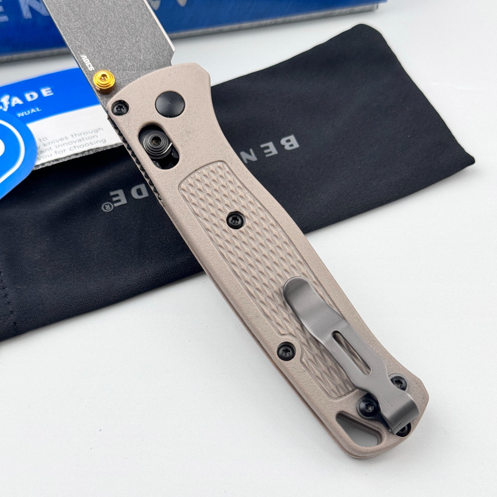 Benchmade Bugout 535GRY-1 CPM-S30V Gray Blade Ranger Green Grivory Folding Knife