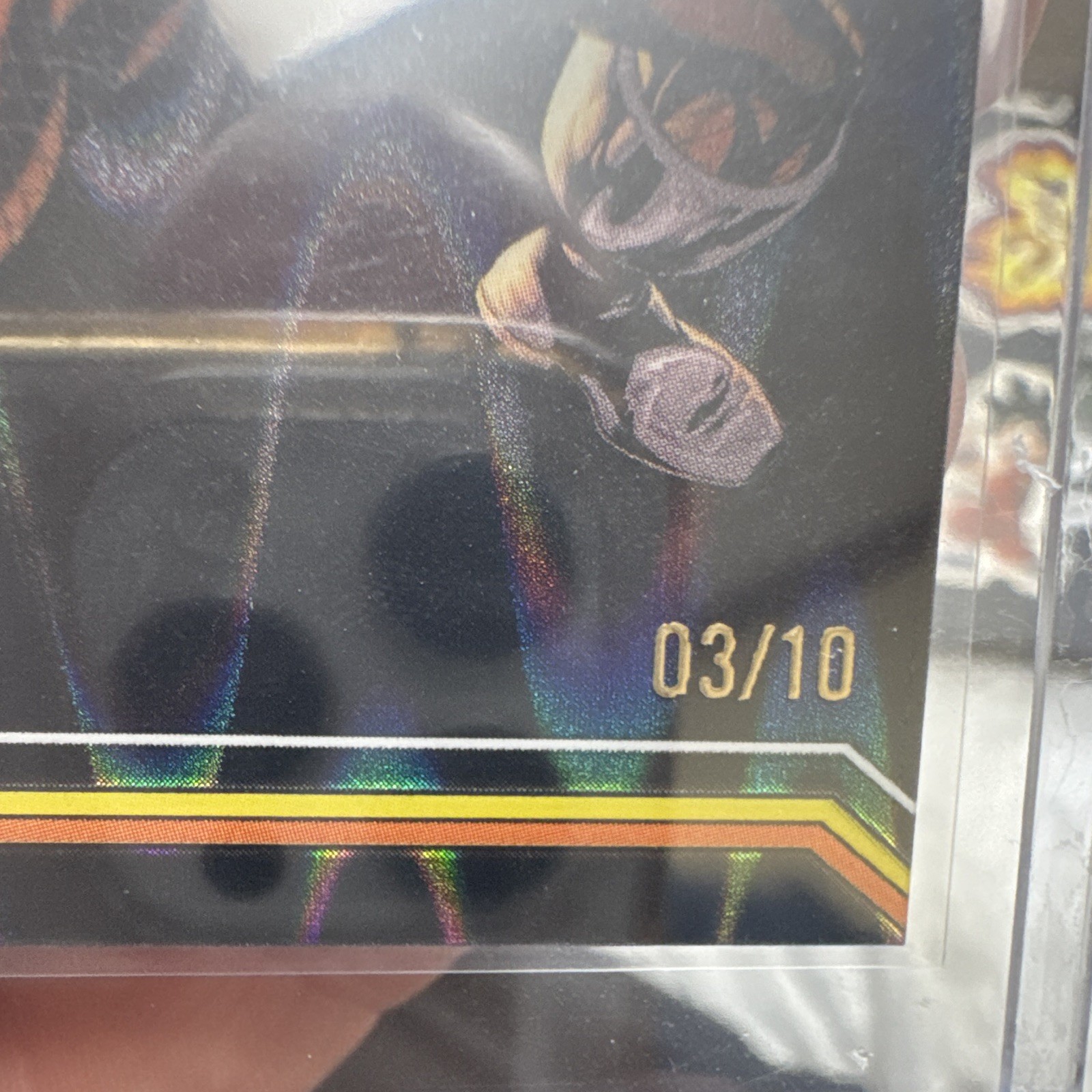 Topps 2026 Topps Chrome Marvel black refractor Shocker Serial Numbered 03/10