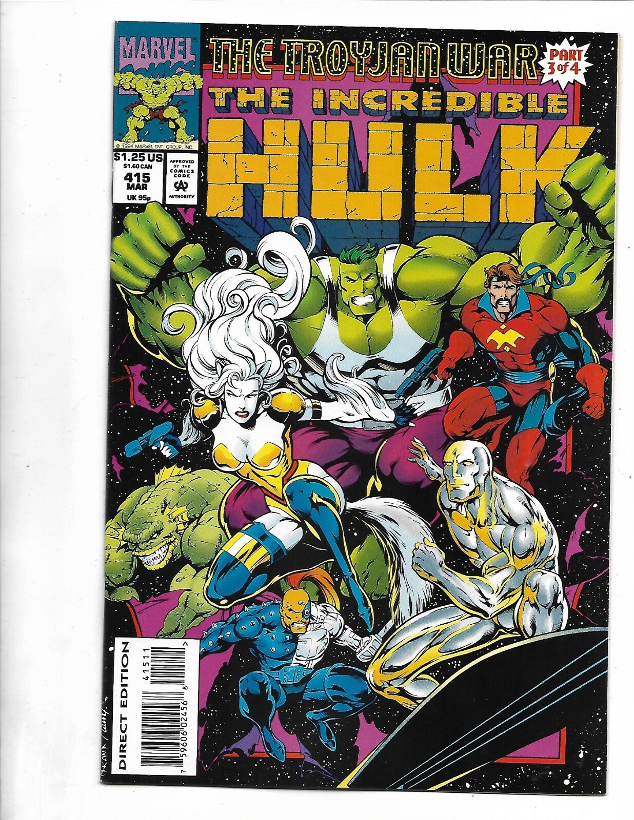 Incredible Hulk #415, 1994, NEAR MINT/MINT, 9.8, Stan Lee era classic, Modern