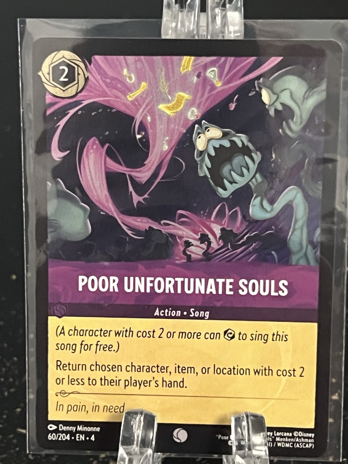 Poor Unfortunate Souls Disney Ursulas Return COMMON FOIL 60/204