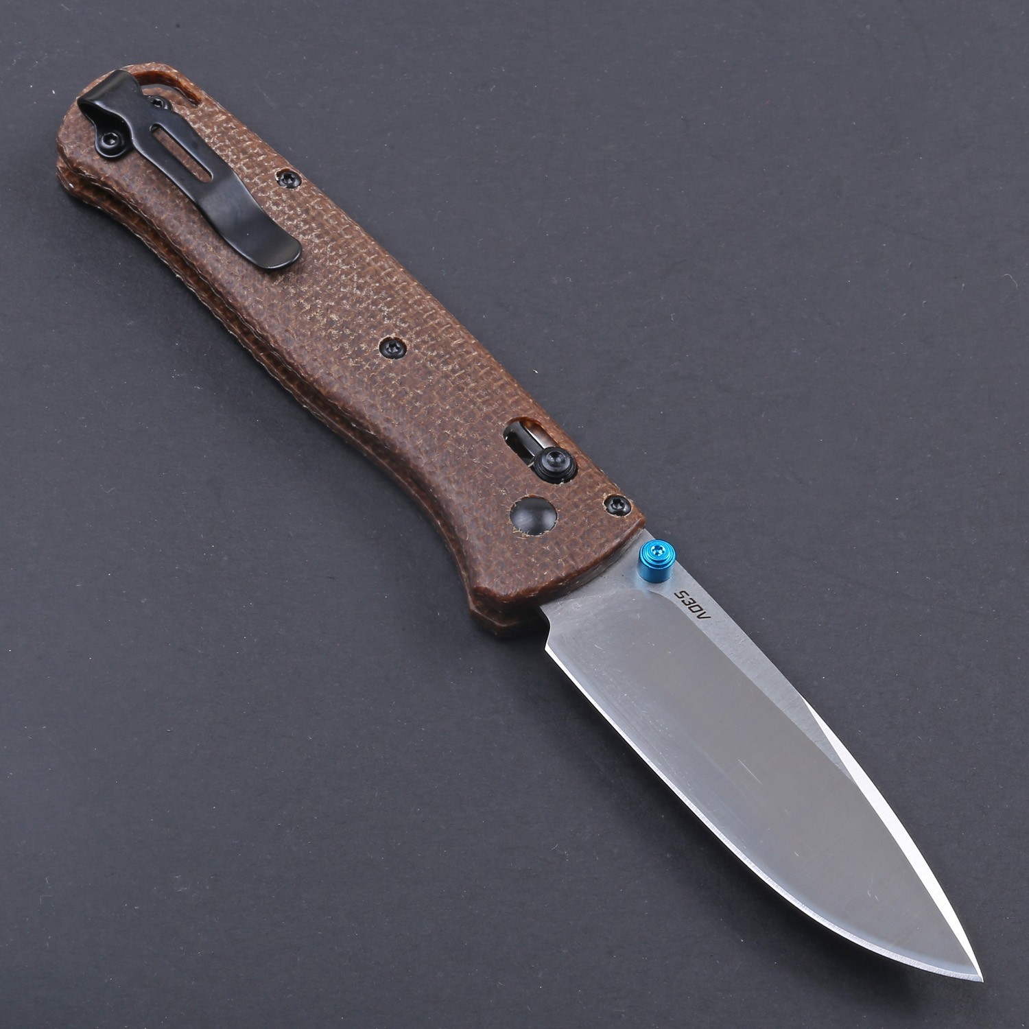 Micarta Handle Pocket Knives Axis Lock Light Weight Camping Tactical Knife