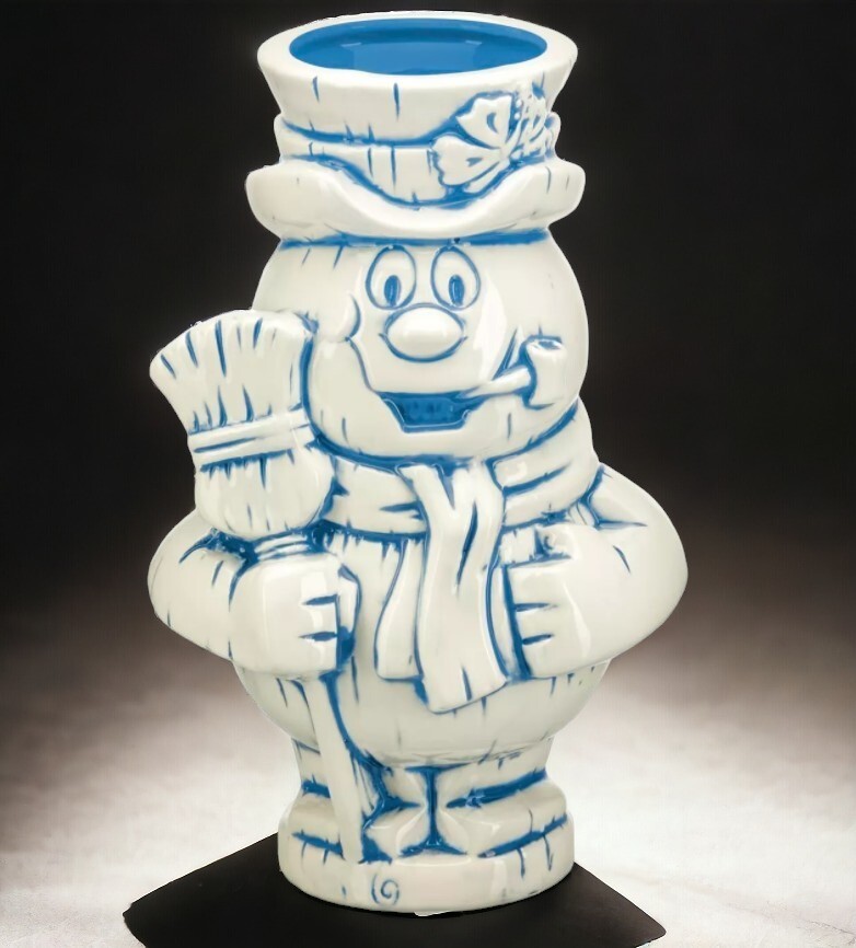 Geeki Tikis Frosty Snowman Ceramic Tiki Mug Beeline Creative 24 Oz Collectible