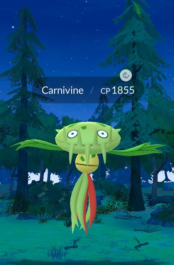 Carnivine Trade 🔄 – Pokémon Go (UK Regional)