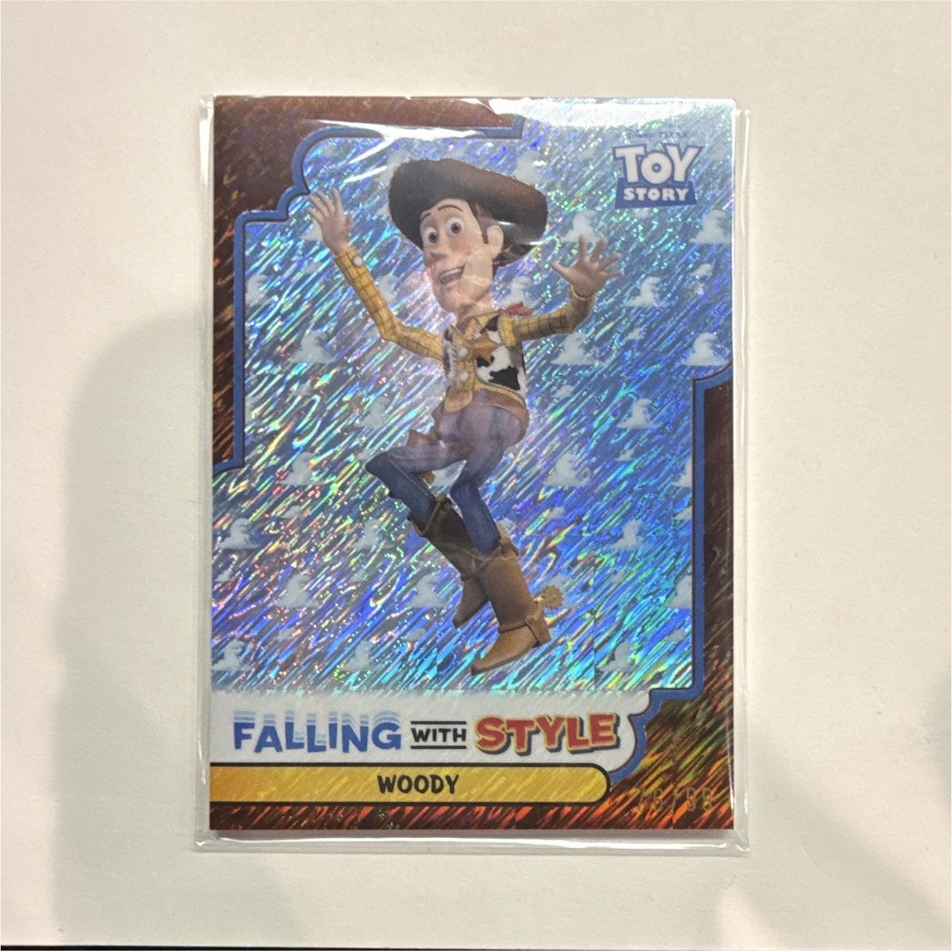 Topps Pixar Toy Story 30 Years of Toy Story 2025 HologramFWS-1 Woody Brown 76/99