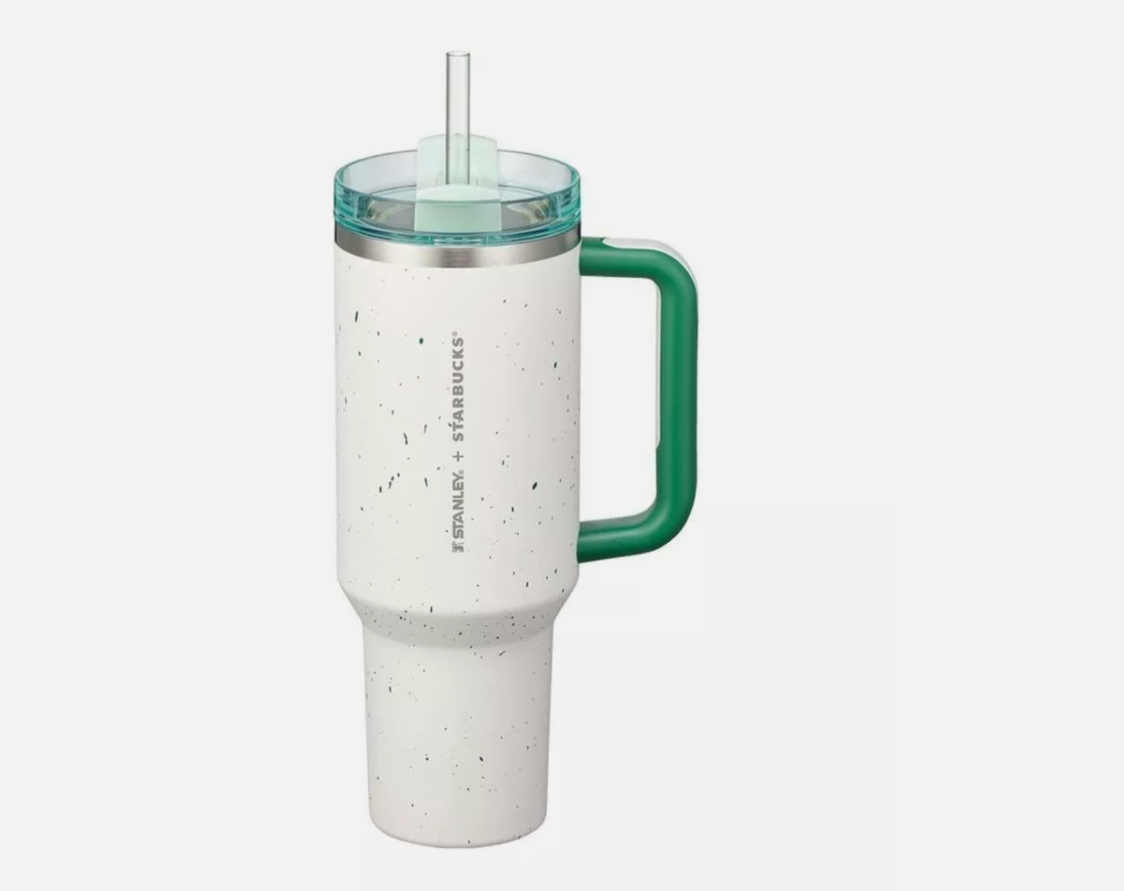 Starbucks Korea 2024 SS Stanley Green Pebble Quencher Tumbler 1183ml