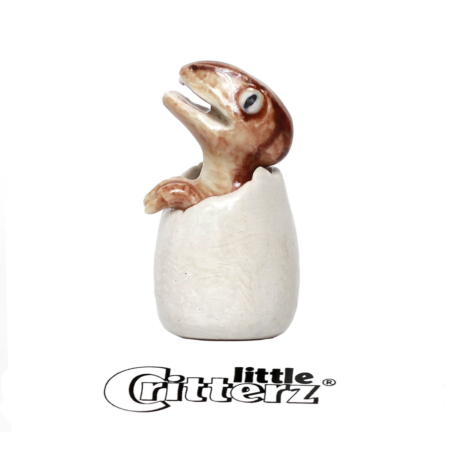 Little-Critterz Dinosaur Hatchling “Dino” Animal – Miniature Porcelain Figurine