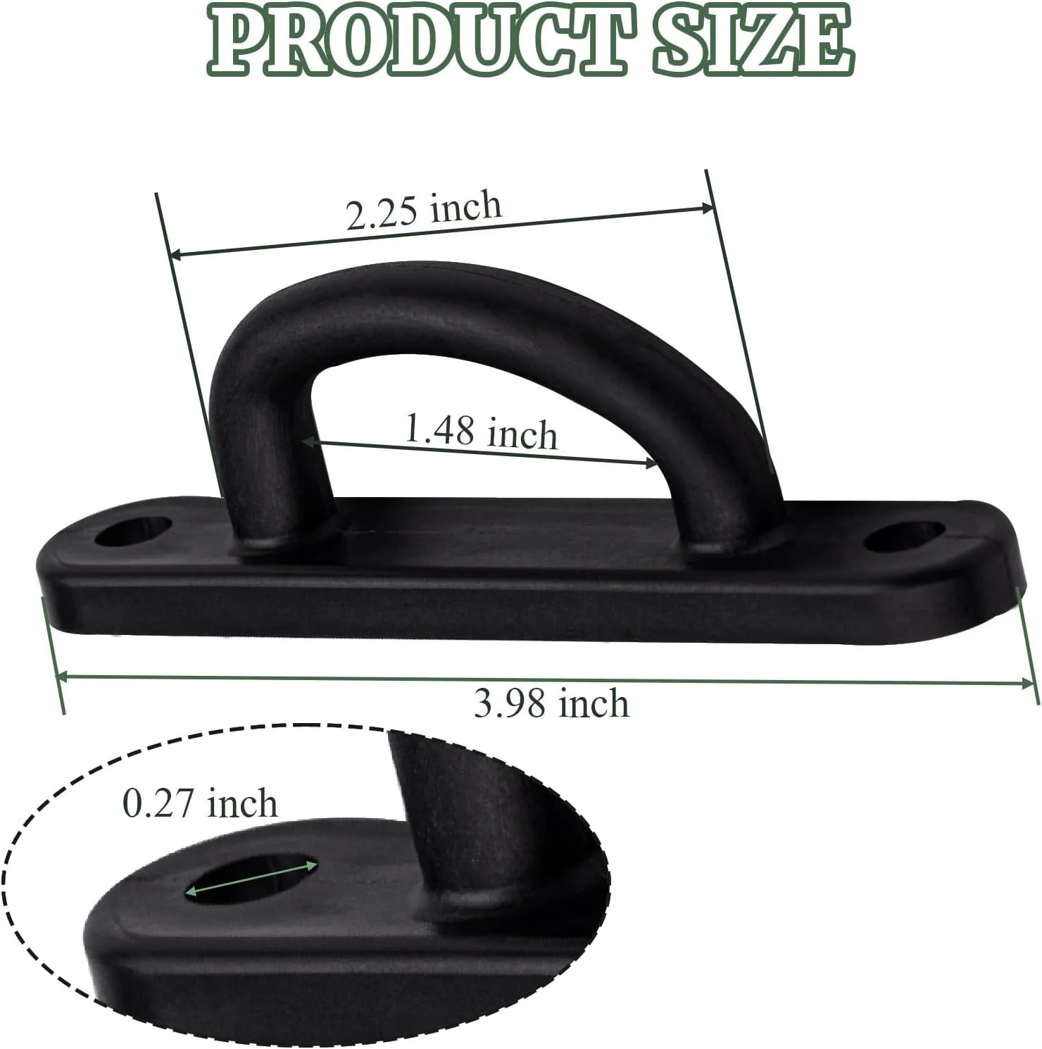 2 PCS Rotary Latch D Shape Striker Plates Compatible with Century Leer Truck Cap