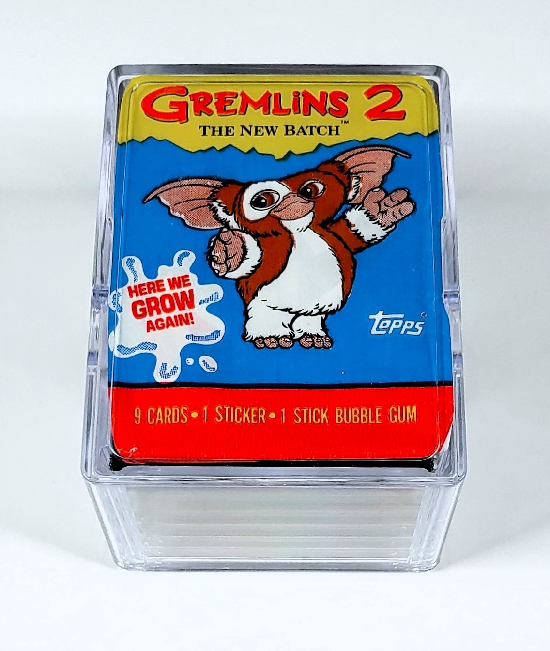 1990 Topps Gremlins 2: The New Batch #1-88 Base Card Set W/Case/X2 Wrappers! NM!