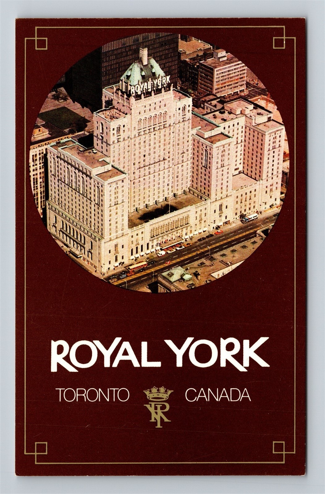 Toronto Ontario Royal York Hotel Canadian Pacific Hotels CP Vtg Postcard View B
