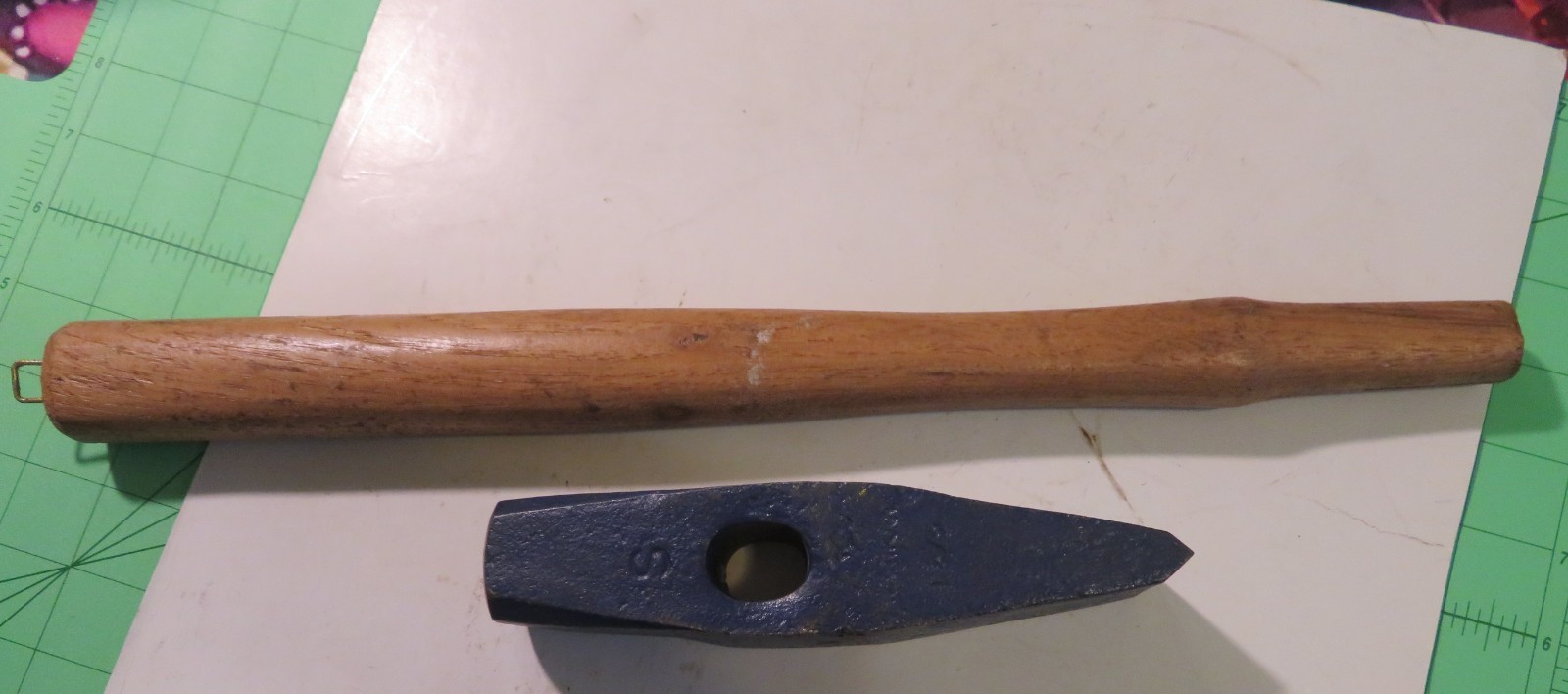1-1/2 lb Warwood Stone mason Hammer, Vintage